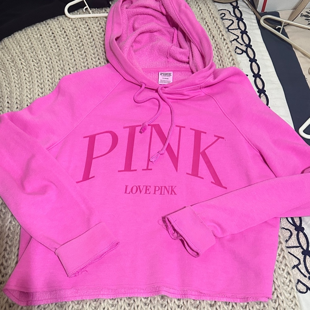 PINK Victoria's Secret Bright Pink Hoodie